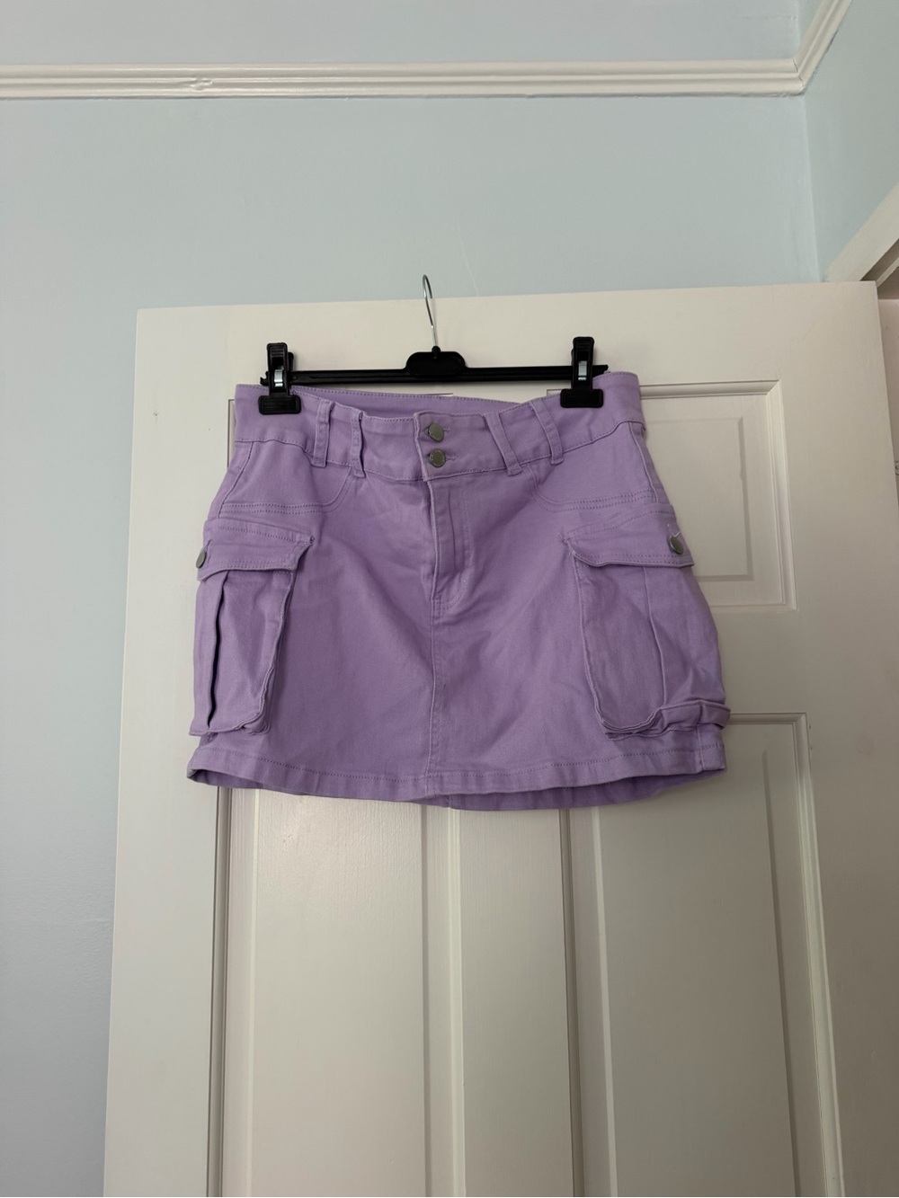 SHEIN Lilac Cargo Mini Skirt-Shorts